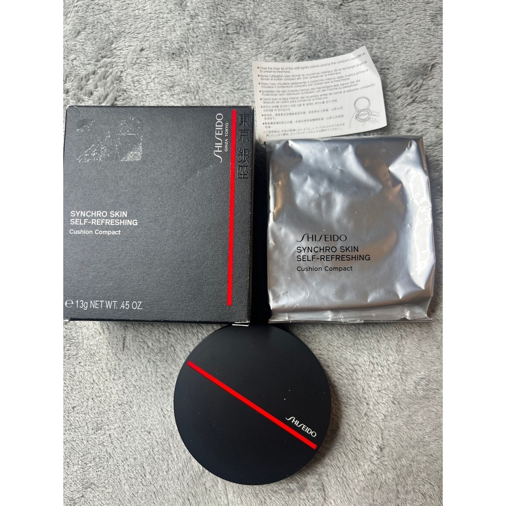 Shiseido Synchro Skin Self-Refreshing Cushion Compact Foundation 13g .45oz New‎